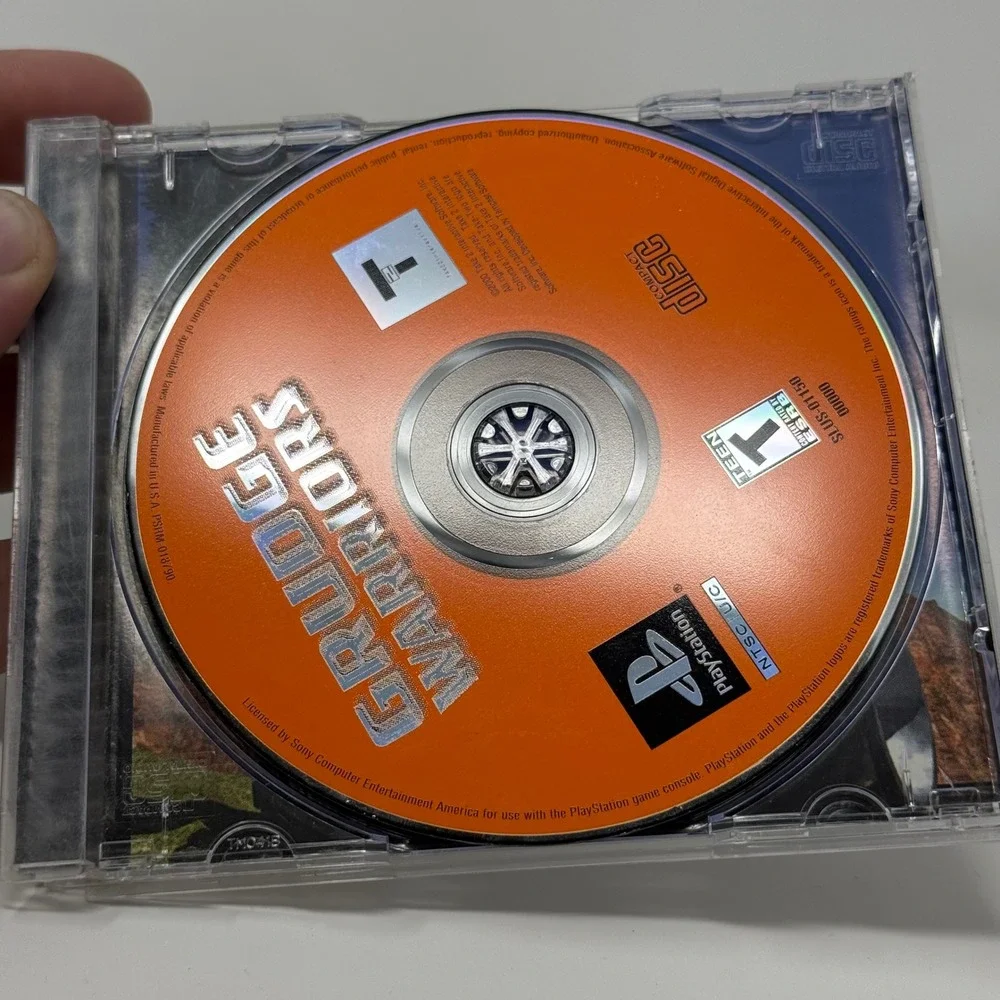Grudge Warriors Sony PlayStation 1 PS1 2000 Vehicular Combat SLUS-01150 NTSC U/C